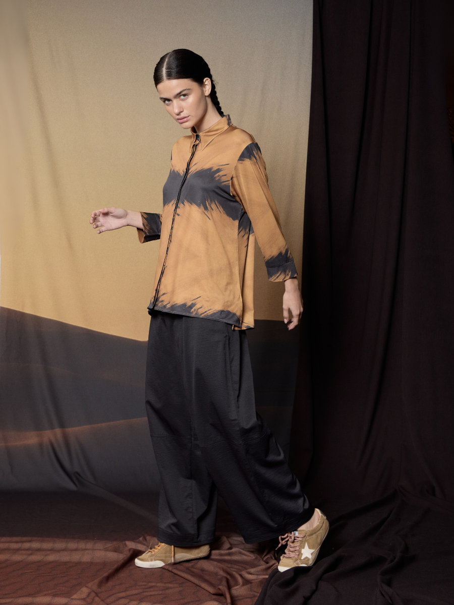 Basic Blouse - Camel Brush