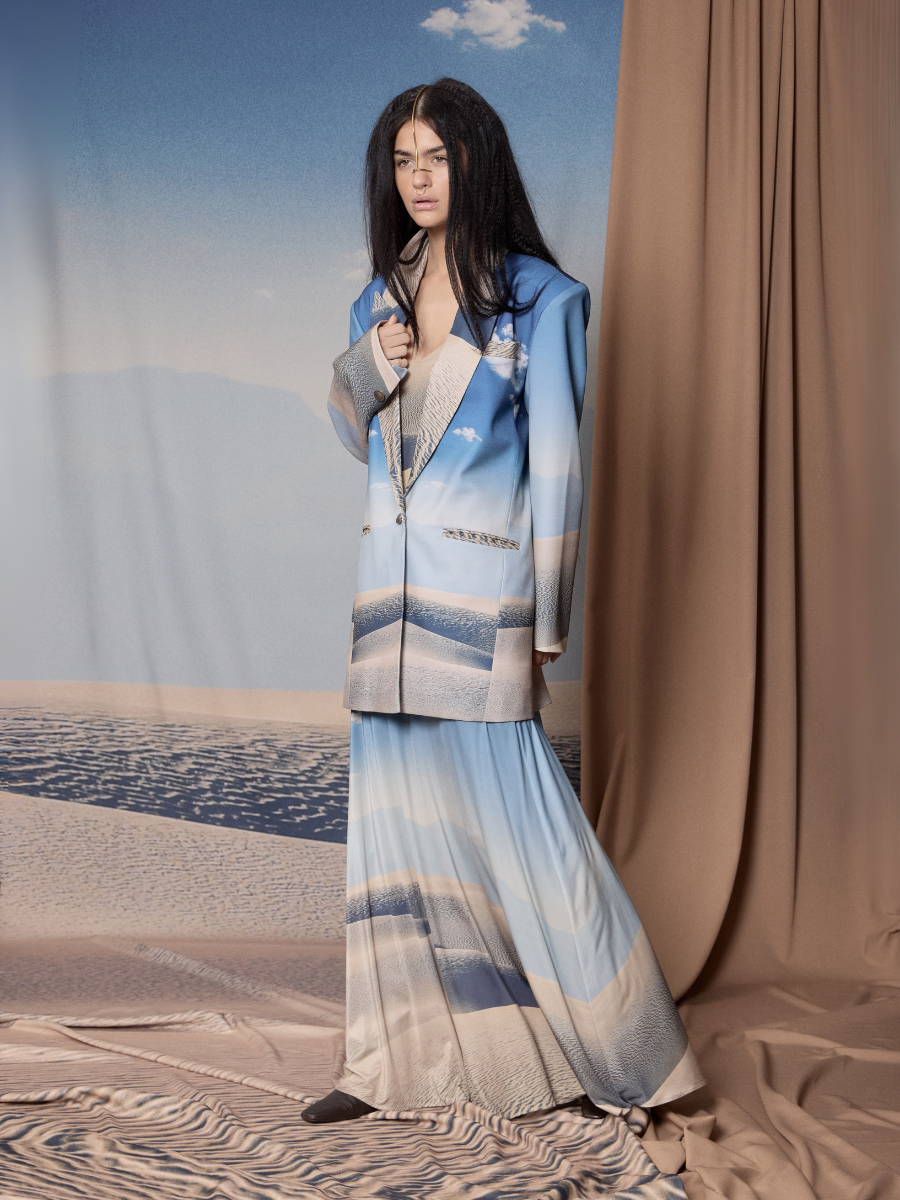 Long Oversized Blazer - Sunrise