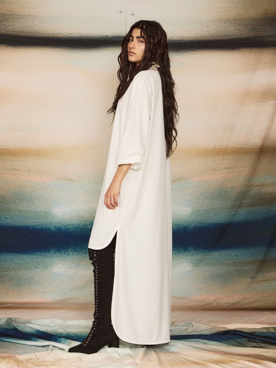 Asymmetrical Tunic - Ivory