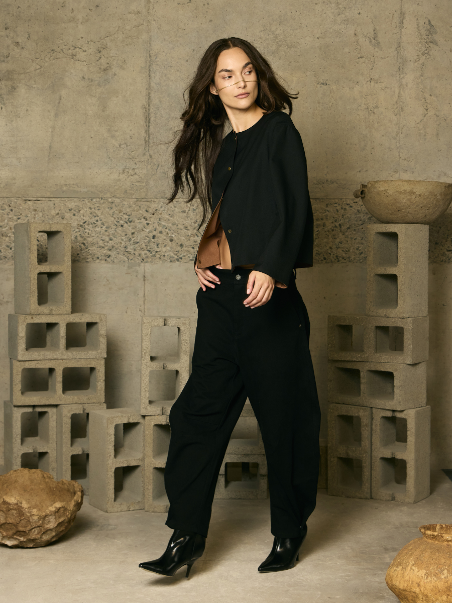 Reversible Jacket - Forest/ Blue Patchwork