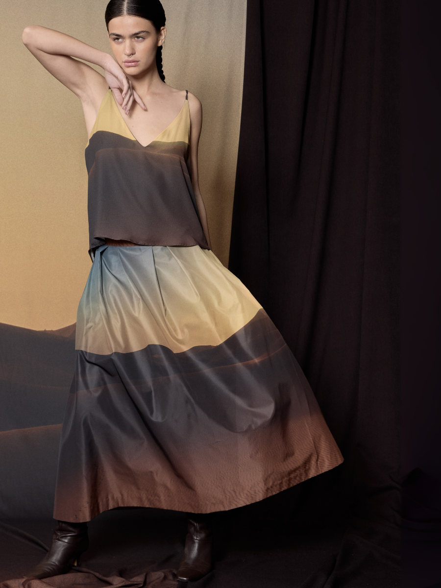 Pleated Skirt - Sunset
