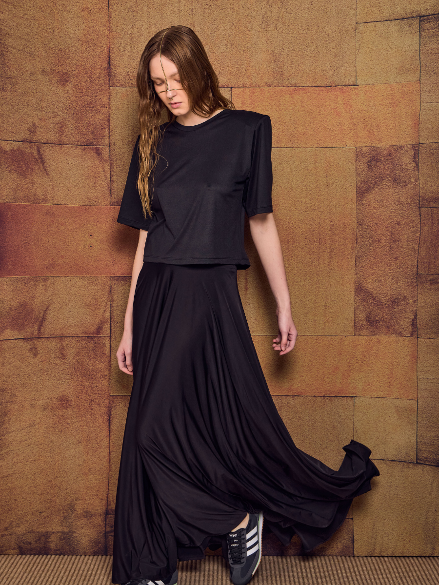 Long Skirt - Black