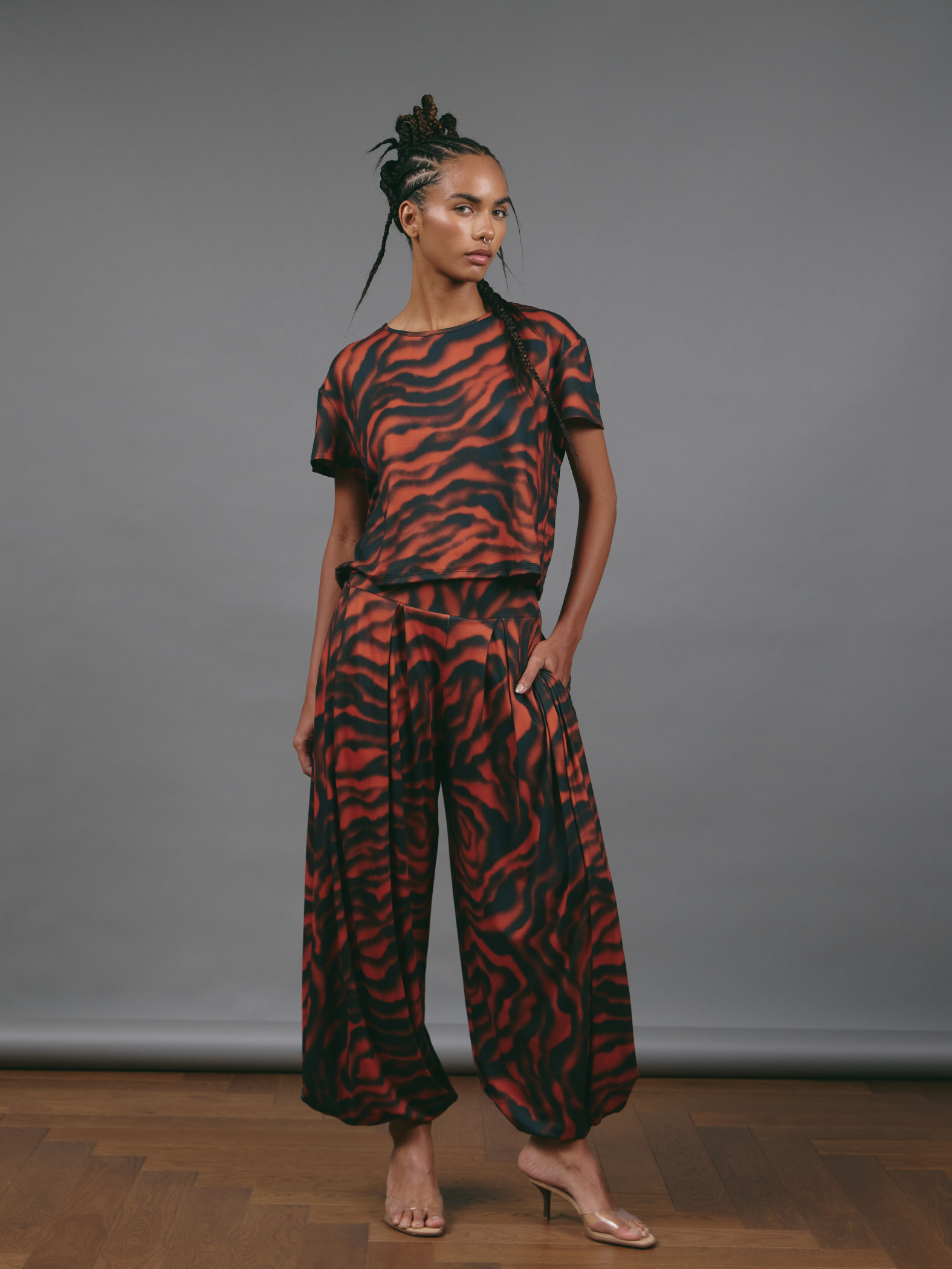 Comfy Pants - Shadow Roses