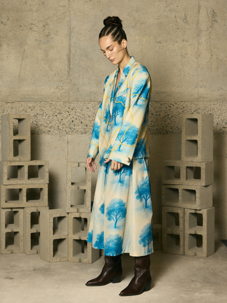 Pleated Skirt - Forest