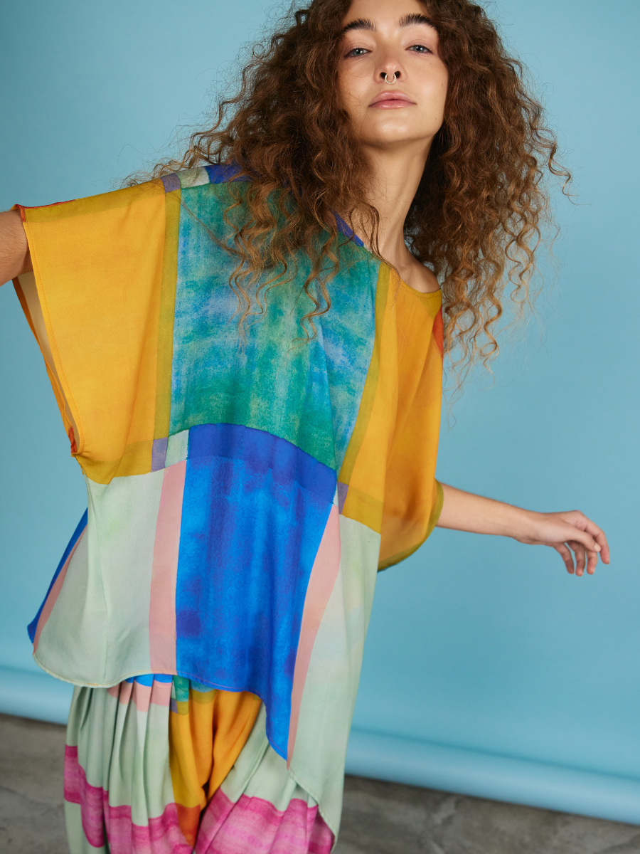 Asymmetric Top - Multicolor Pixel