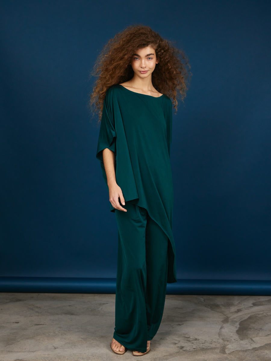 Asymmetric Top - Dark Green